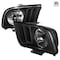 Spec-D Tuning 05-09 Ford Mustang Euro Headlight Black Housing LH-MST05JM-RS - alternate 1
